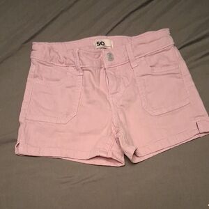 SO Girls Light Pink Jean Shorts
